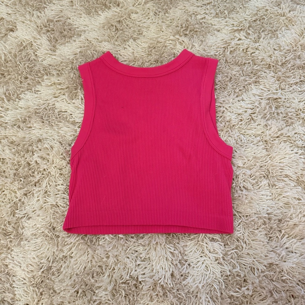 Hot pink tank